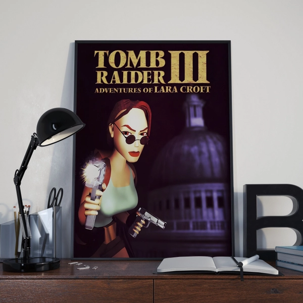 Tomb Raider 3 Poster Print | Gaming Poster | Room Decor | Wall Decor | Gaming Decor | Gaming Gifts | Video Game Poster | Video Game Print