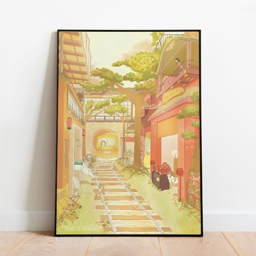 Spirited Train Poster | Spirited Away