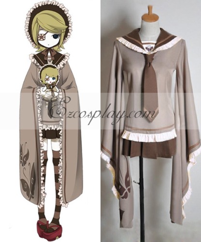 Vocaloid Thousand Cherry Tree Kagamine Rin Cosplay Costume