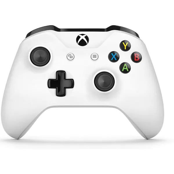Microsoft Xbox One Wireless Video Gaming Controller, White (Renewed) - White/Black