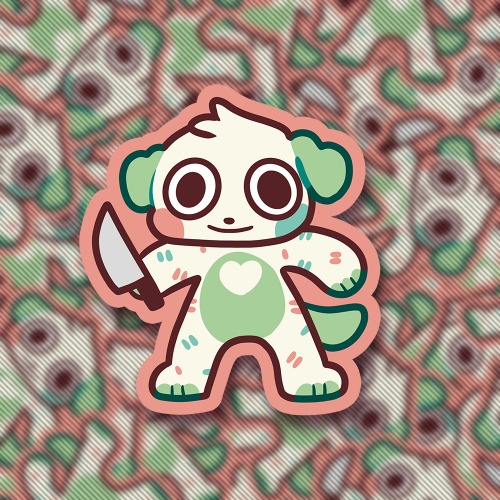 Puppsicle KILL. Sticker