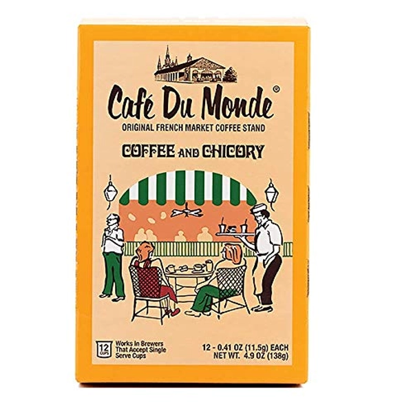 Cafe Du Monde Coffee and Chicory Single-Serve Cup Pods, 12 Count - Au Lait - 12 Count (Pack of 1)