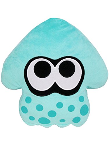 Splatoon - Inkling - Cushion - Ika no Sugata, Turquoise - Brand New