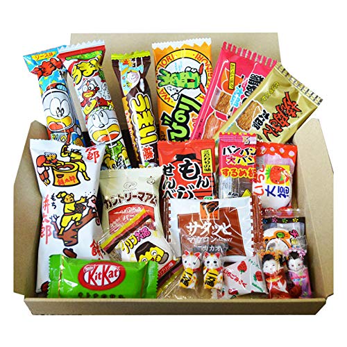 Japanese Dagashi snack trial BOX set KitKat gift present with AKIBA KING sticker