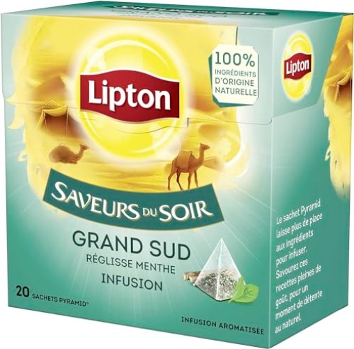 Lipton Saveurs du soir francés Tisana 20 sobres