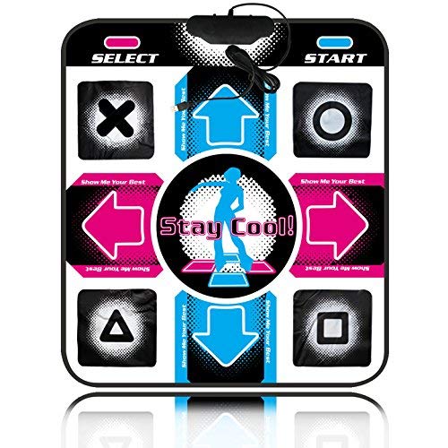 OSTENT USB Non-Slip Dancing Step Dance Mat Pad Blanket for PC Laptop Computer Video Game