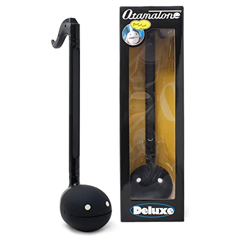 Otamatone Deluxe [Japanese Edition] Electronic Musical Instrument Portable Synthesizer from Japan by Cube / Maywa Denki, Black - Japanese Black