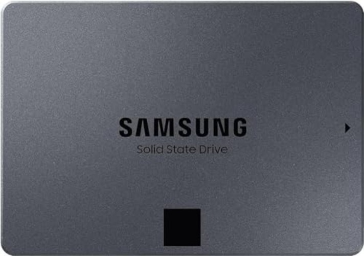 Samsung 870 QVO 1 TB SATA 2.5 Inch Internal Solid State Drive (SSD) (MZ-77Q1T0), Black - 1 TB - Samsung 870