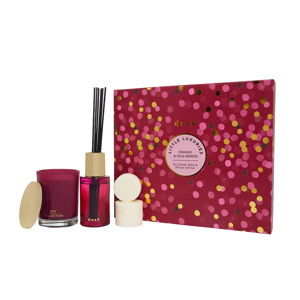 Orange &amp; Wild Berries Little Luxuries Soy Gift Set