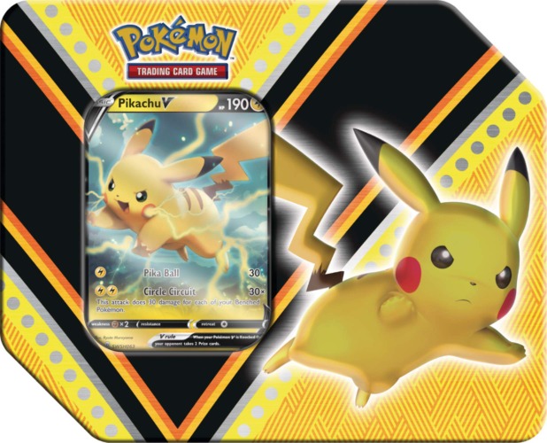 Pokemon V Powers Pikachu Tin