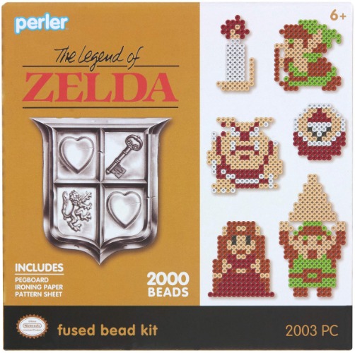 Perler Beads Link Legend of Zelda Fused Bead Kit, 2002pc.