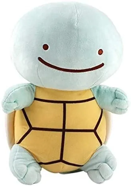 YLLAND Stuffed Toy 34CM New Cartoon Anime Ditto Squirtle Plush Toys Soft Stuffed Turtle Animals Dolls Best Gifts for Children