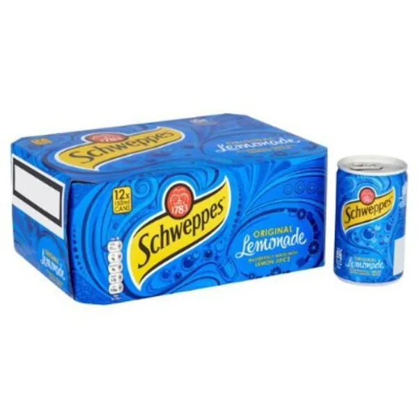 Schweppes Lemonade Mini Cans 12 x 150ml