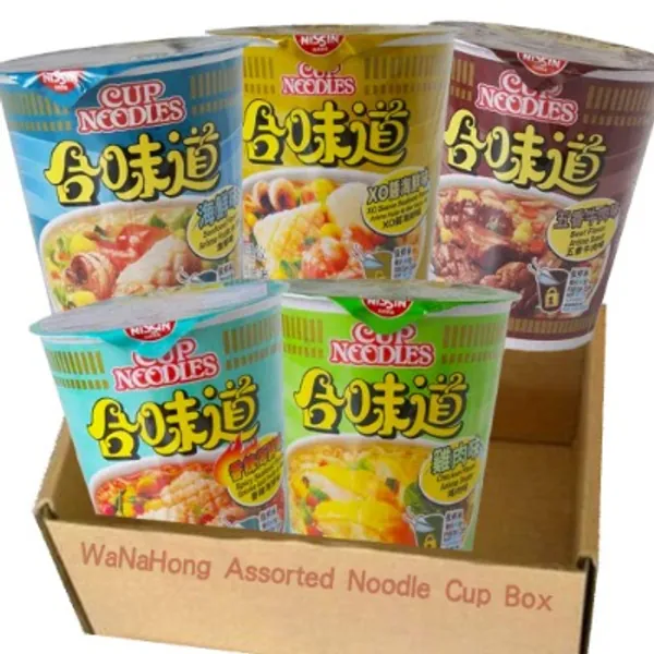 Nissin Cup Noodles Ramen Noodle Soup Assorted Flavor (12 Cups)