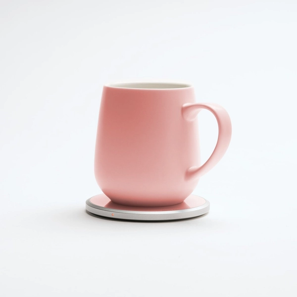 OHOM Ui Self Heating Ceramic Mug | Cupcake Pink