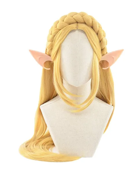 miccostumes Women's Sequel Princess Gold Long Braided Cosplay Wig - One Size Gold