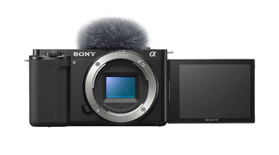 Sony ZV-E10 ZVE10BDI.EU Spegelfri Kamera, Svart, 15.8 x 14.5 x 11.5 cm