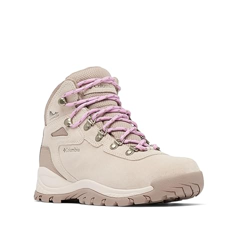 Columbia Women's Newton Ridge Plus Waterproof Amped Hiking Boot - Dark Stone/Cosmos - 7.5