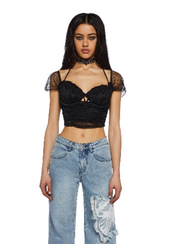 beaming cutie crop top