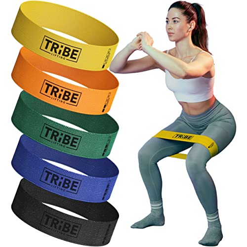 Fabric Resistance Bands for Working Out - Booty Bands for Women and Men - Exercise Bands Resistance Bands Set - Workout Bands Resistance Bands for Legs - Fitness Bands - Gym Bands - Multicolor