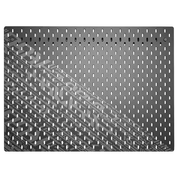 UPPSPEL Pegboard - black 76x56 cm