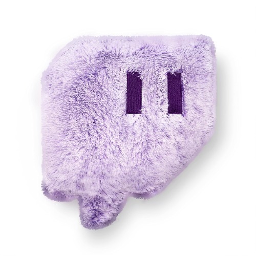 Twitch Glitch Pillow Plush - Faux Fur