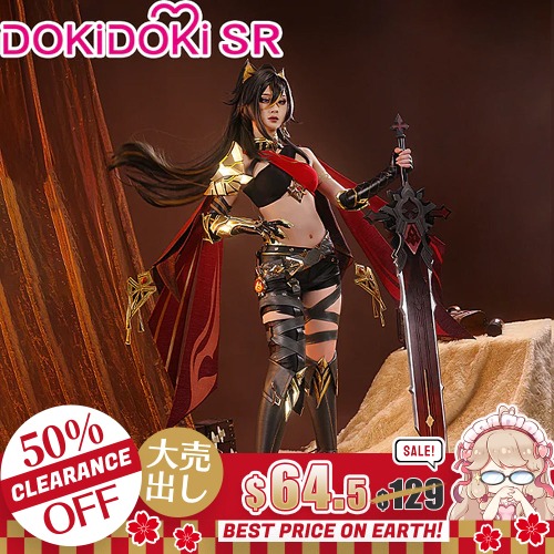 【Ready For Ship】【Clearance Sale】【Last Batch】【Size S-2XL 】DokiDoki-SR Game Genshin Impact Dehya Cosplay Costume Sumeru | S