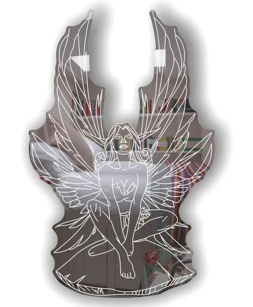 Fairy Engraved Acrylic Mirror