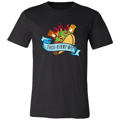 Taco Bell 'Taco Every Day' Shirt | Black / Medium