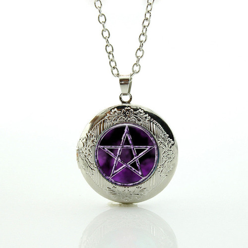 Pentagram Wicca Pendant Charm Necklace - N695