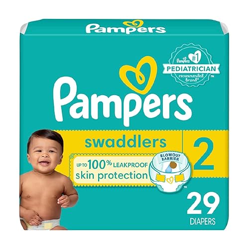 Pampers Baby Diapers - Swaddlers - Size 2, 29 Count, Ultra Absorbent Disposable Infant Diaper - Size 2 - 29