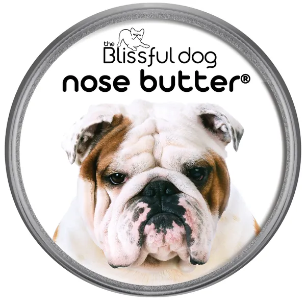 The Blissful Dog Bulldog Unscented Nose Butter – Dog Nose Butter, 1 Ounce