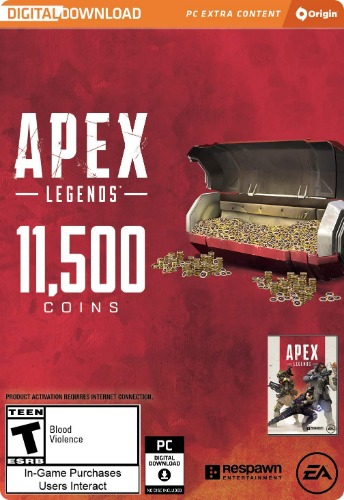 Apex Legends - 11,500 Apex Coins - PC Origin [Online Game Code] - PC Online Game Code 11,500 Coins