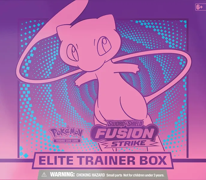 Pokémon TCG: Sword & Shield Fusion Strike Elite Trainer Box: 8 Booster Packs +More! - 