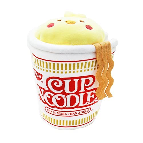 Anirollz Stuffed Animal Plush Toy - Official Nissin Cup Noodle Roll Blanket Outfitz Doll |Soft, Squishy, Warm, Cute, Comfort, Safe| Pillow with Chicken - Birthday Decorations Gift 6" Chickiroll