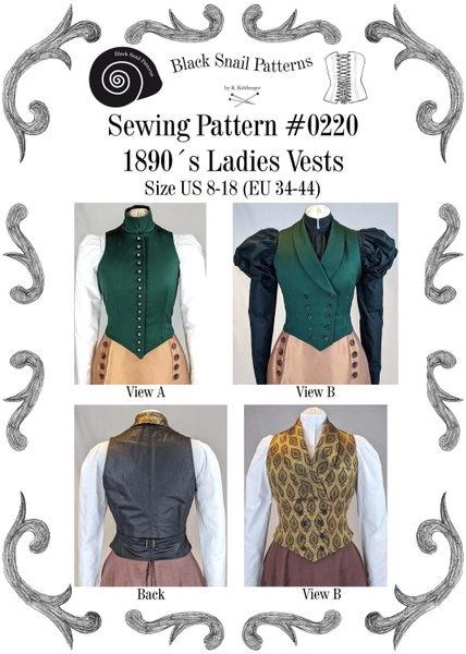 Ewdardian ladies vest pattern