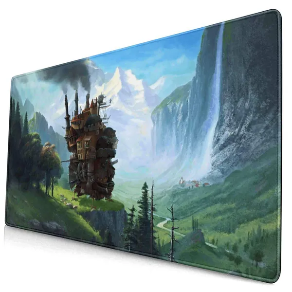 Anime 15.8x29.5 in Large Gaming Mouse Pad Desk Mat Long Non-Slip Rubber Stitched Edges