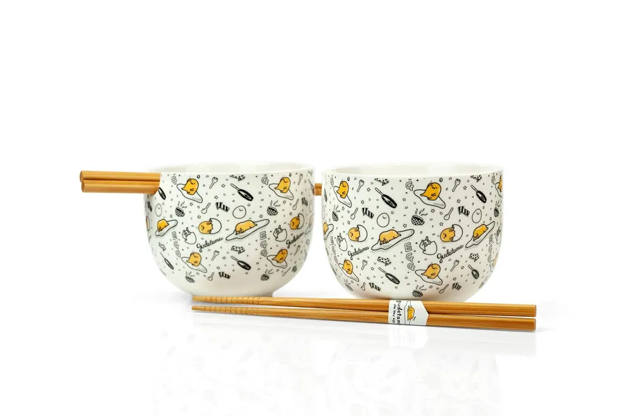 Gudetama Bowl & Chopstick Set 