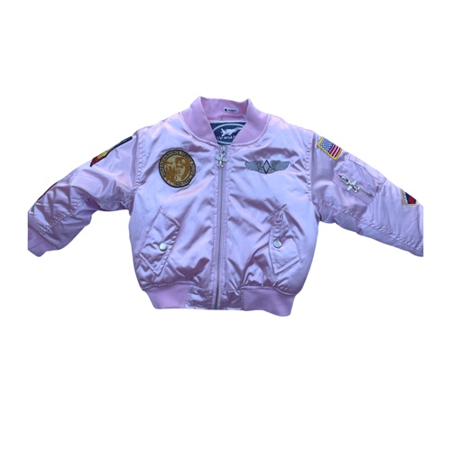 Pink Top Gun Jacket - 4T