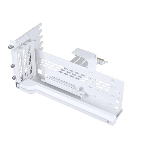 Phanteks Premium Vertical GPU Bracket + PCIe 4.0 x16 Riser Cable, DRGB - White