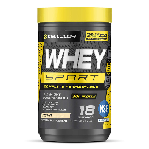 Cellucor Whey Sport Protein Powder - Vanilla 18 Servings (Pack of 1)