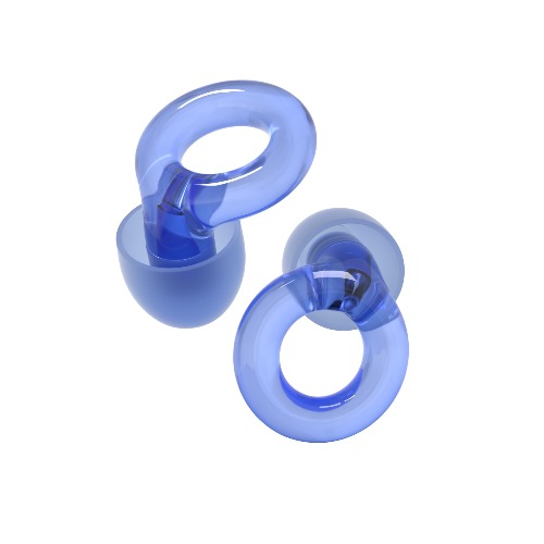 Loop Engage Equinox Earplugs – Reusable Noise-Reducing Earplugs | Colourful Hearing Protection | For Socializing, Parenting & Noise Sensitivity | Customizable Fit | 16 dB (SNR) Noise Reduction - Engage Sapphire