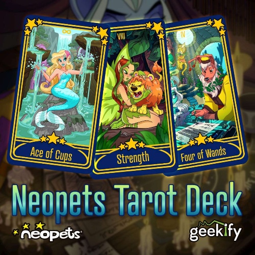 Neopets – Tarot and Oracle Deck Set (Officially Licensed) - Geekify Inc
