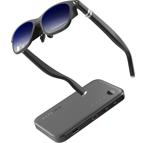 VITURE One Dock Pack: XR/AR Glasses & Mobile Dock, Compatible with Nintendo Switch, Switch OLED, Handhelds, Fire TV, Chromecast, Direct Play on PS/Xbox | Co-op & Movie Sharing | 13000mAh (Jet Black)