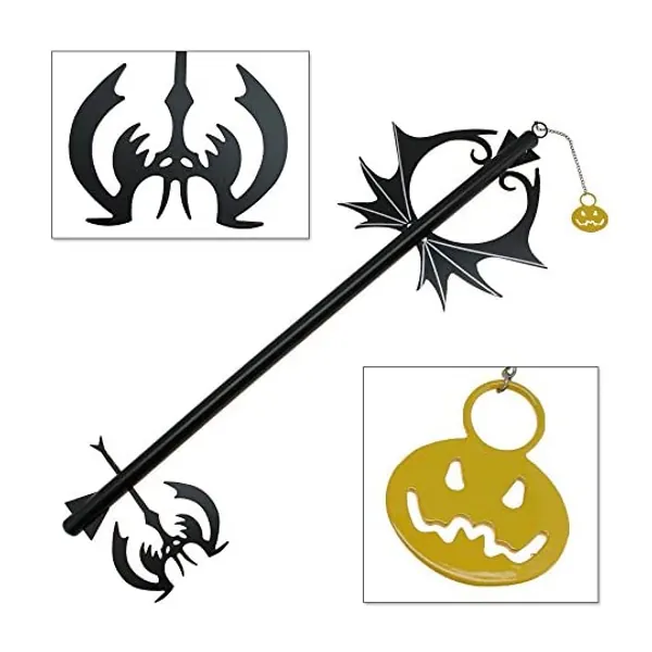
                            Pumpkin Hearts Oblivion Kingdom Keyblade Metal Replica Sword
                        