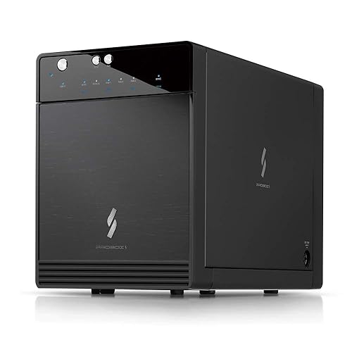 Mediasonic USB 3.2 4 Bay 3.5” SATA Hard Drive Enclosure DAS – USB 3.2 Gen 2 10Gbps Type C | USB-C (HF7-SU31C) Support 24TB HDD - HF7-SU31C