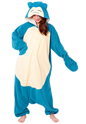 SAZAC Kigurumi - Pokemon - Snorlax - Onesie Jumpsuit Halloween Costume - Adult XL