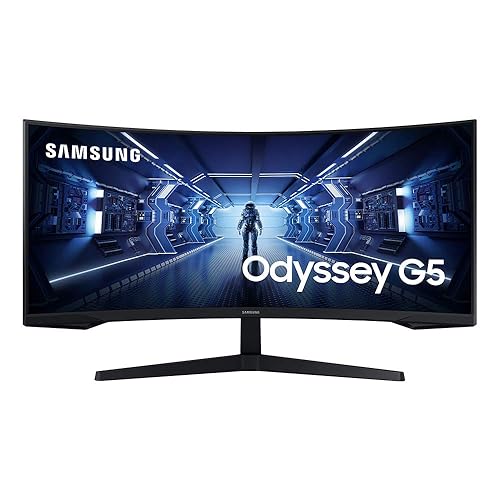 Samsung 34" Odyssey G5 Gaming Monitor - UWQHD 165Hz HDR AMD FreeSync (2020) (LC34G55TWWNXZA) [Canada Version]", black - 34 Inch - Gaming Monitors