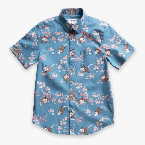 Cherry 'Possum Button-Up Shirt | 2XL
