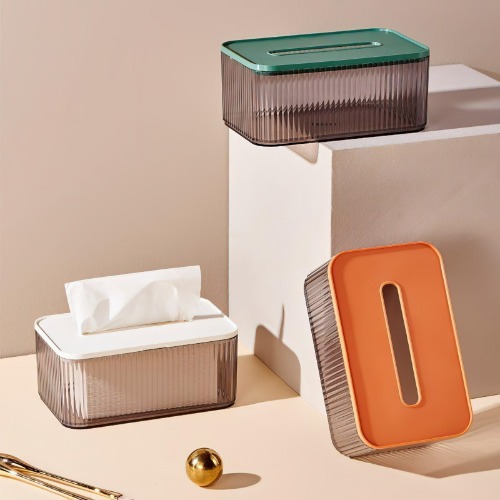Modern Tissue Box - Ivory